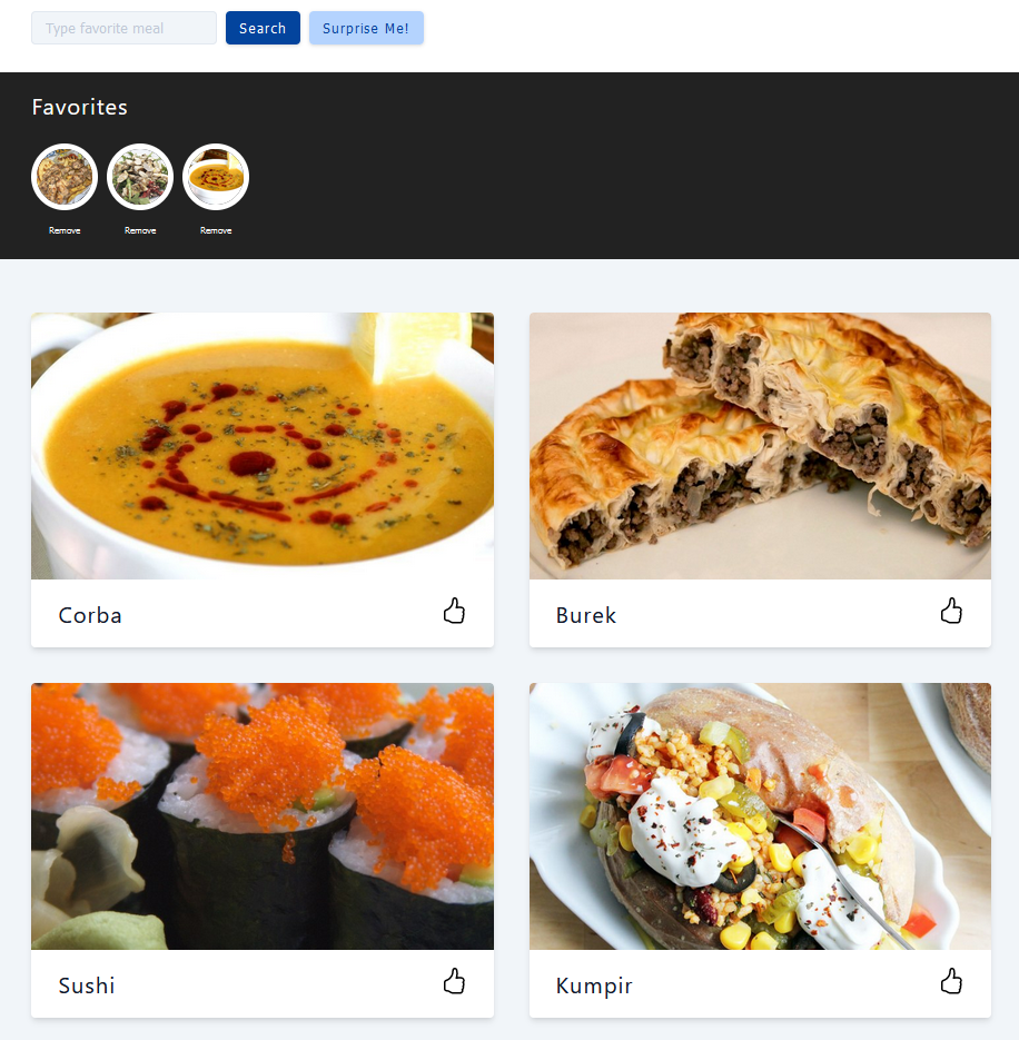 Recipes Web App